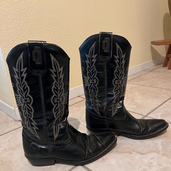 Vintage handmade cowboy boots - Picture 2 of 6